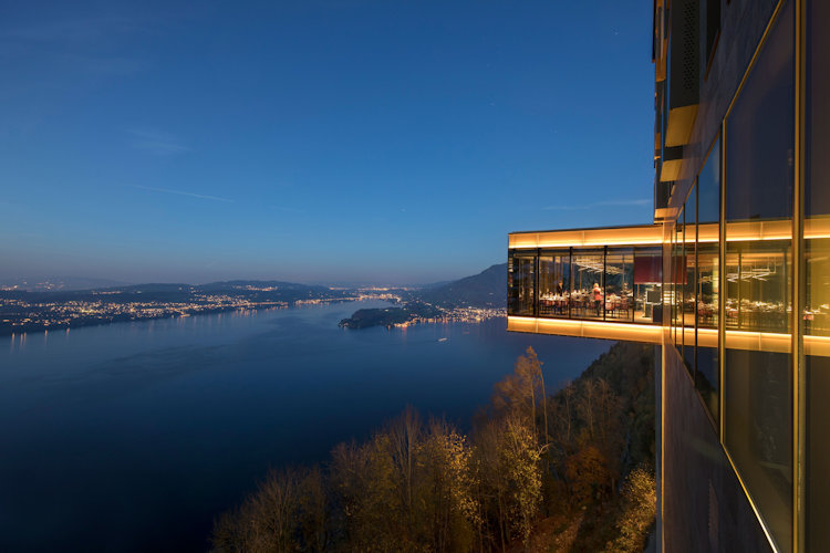 Burgenstock Resort sky high restaurant